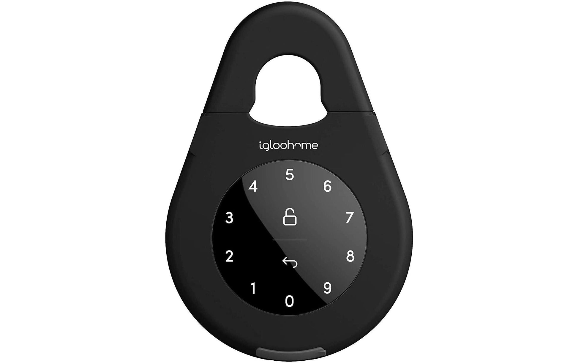 igloohome Schlüsselsafe Keybox 3 – Elektronikschloss – 114 × 53 × 166 mm – Wasserfest (IP66) – Schwarz