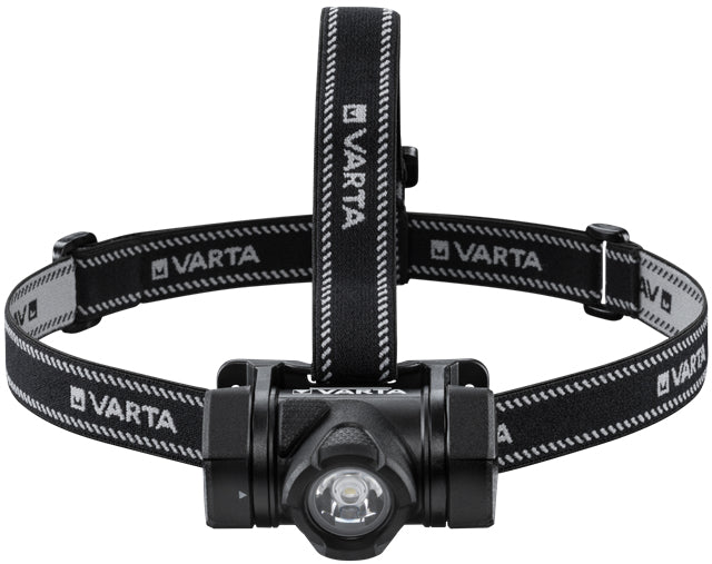 Varta Stirnlampe Indestructible H20 Pro – 350 lm, 100 m, IP67, Laufzeit 23 h – Schwarz