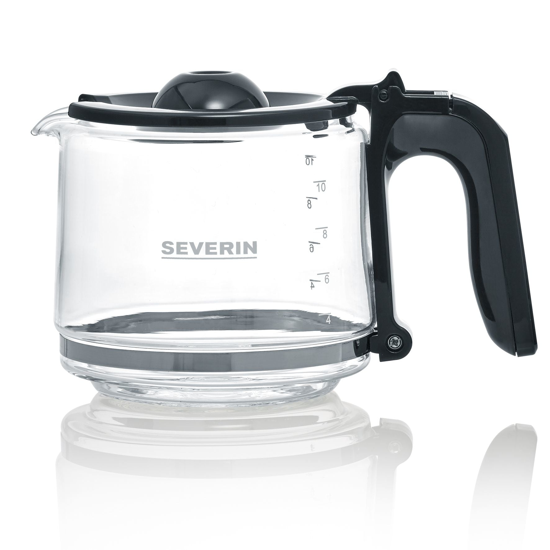 Severin KA4815 Filterkaffeemaschine – 10 Tassen, 1,25 l, Einwegfilter, Schwarz