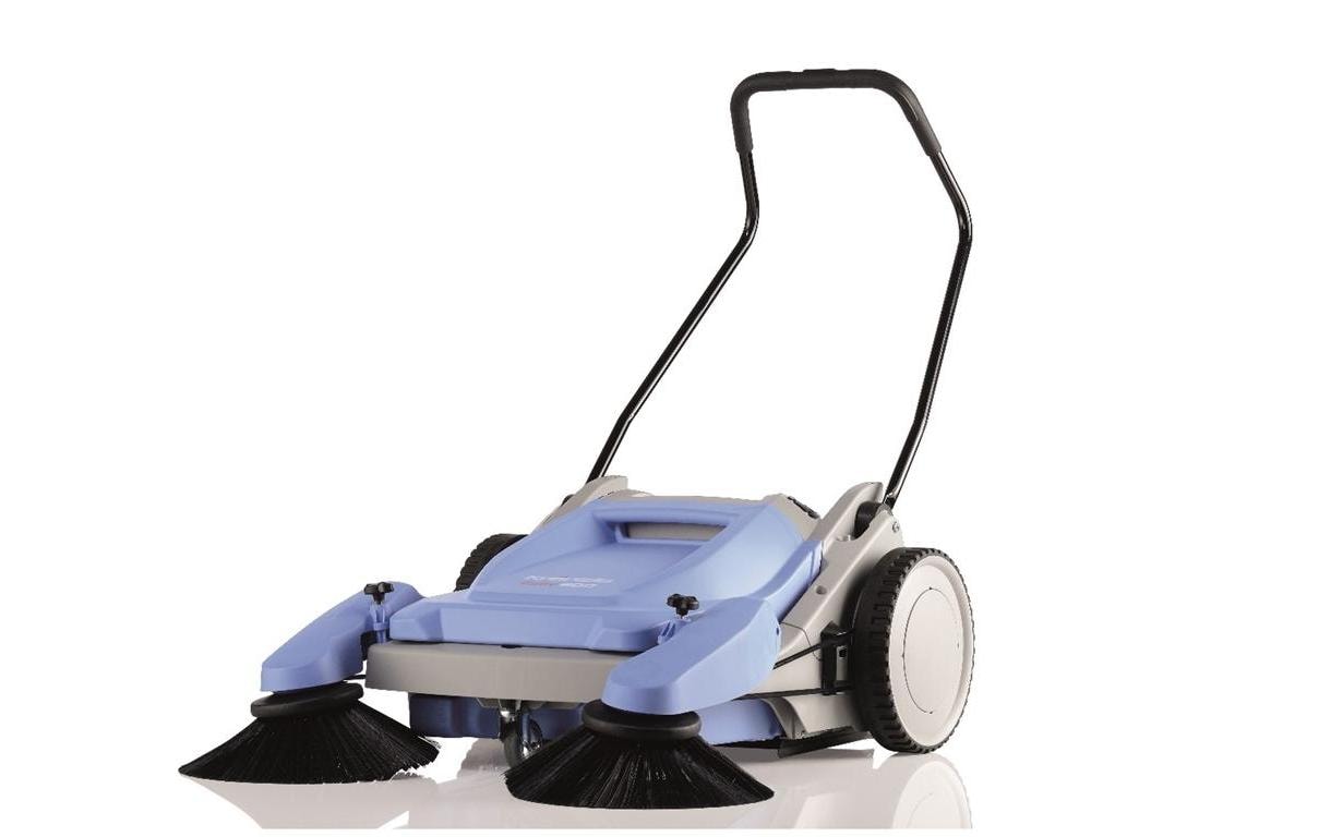 Kranzle Kränzle Kehrmaschine Colly 800 – 80 cm Arbeitsbreite – Hellblau/Grau