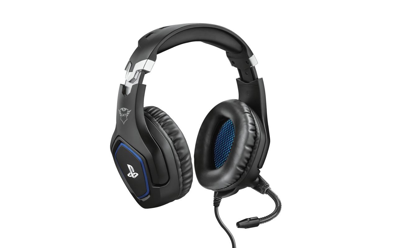 Trust GXT 488 Forze Gaming-Headset – Over-Ear, Stereo, Kabelgebunden, 3,5 mm Klinke, für PS4, Schwarz