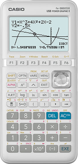 Casio Taschenrechner FX9860GII – monochrom, 8-zeilig, Tabellenkalkulation