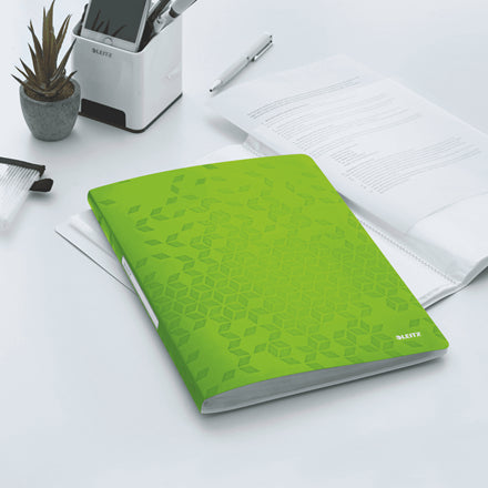 Leitz WOW Sichtbuch A4, 40 Hüllen, PP, Grün – 1 Stück