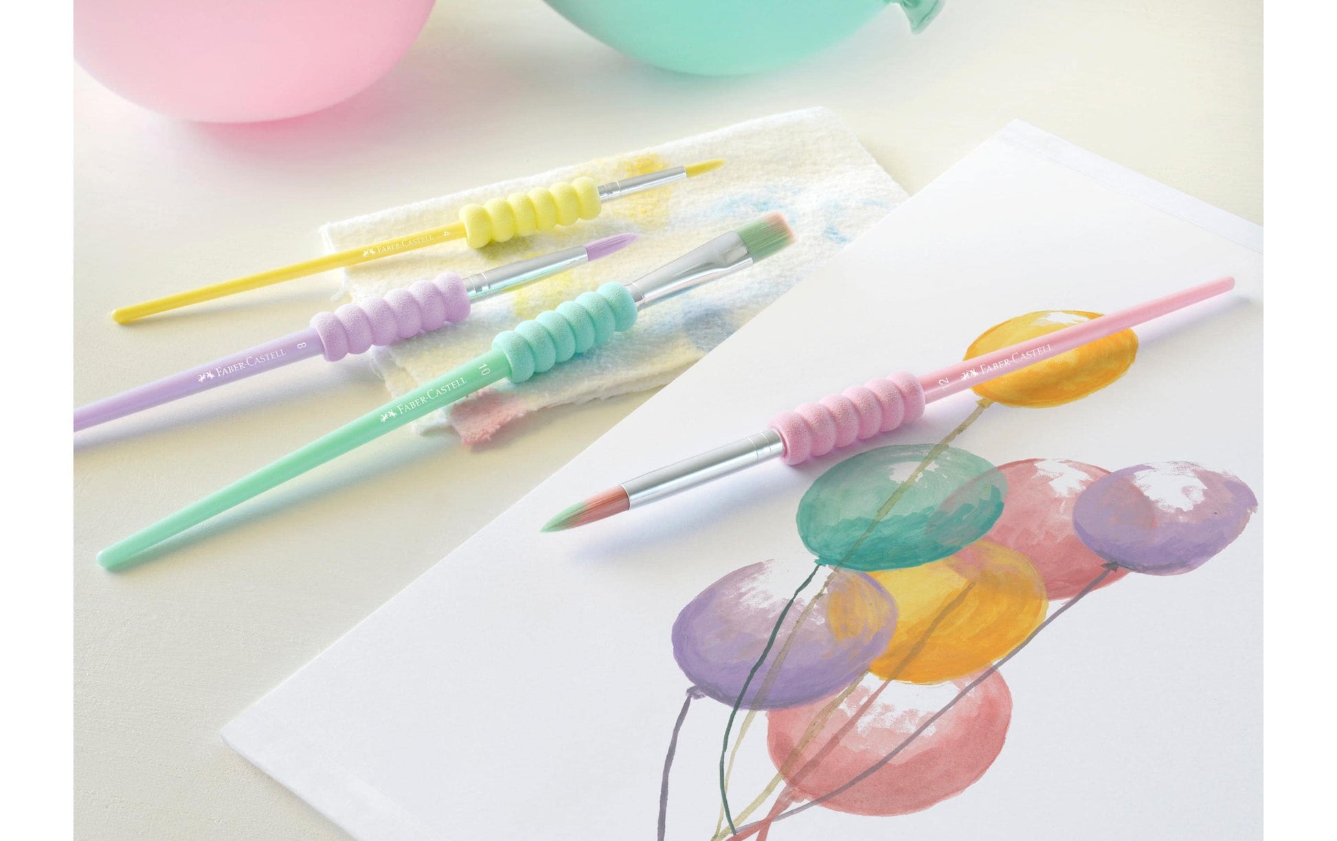 Faber-Castell Künstlerpinsel – 4er-Pack