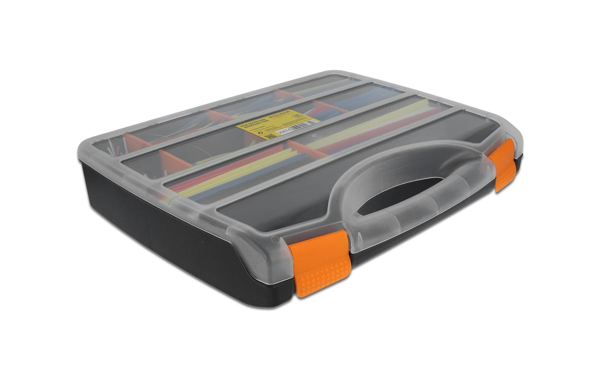 DeLOCK Schrumpfschlauch – 3 mm × 0,05 m, Mehrfarbig, Schrumpfungsrate 2:1, Schrumpftemperatur 70–125 °C