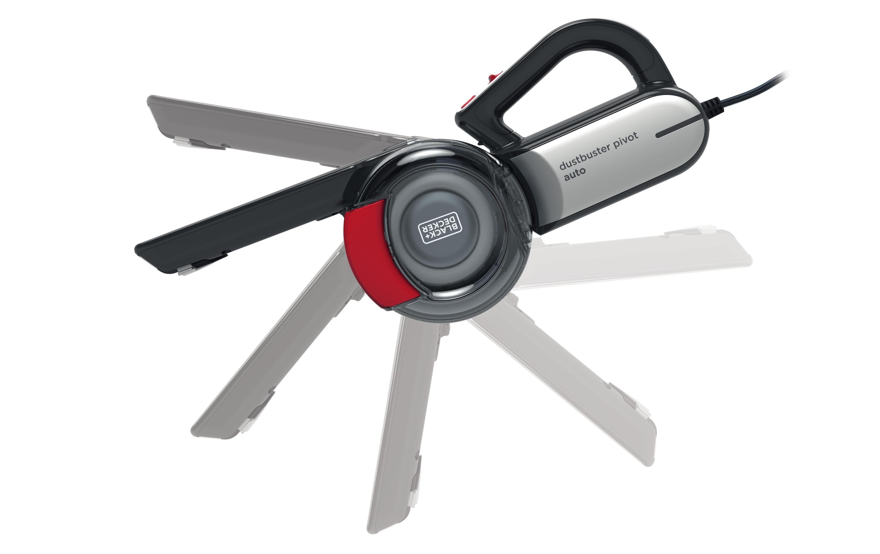 Black & Decker Auto-Handstaubsauger PV1200AV – 12,5 W, 0,4 l, 10 Stufen, Kabel 5,0 m