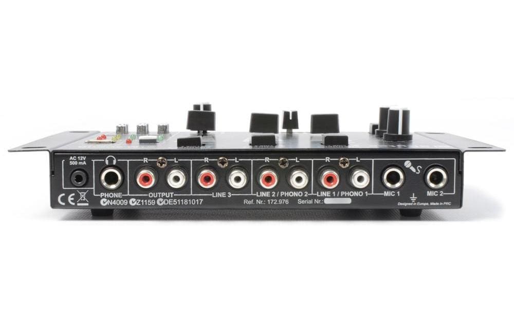 Skytec STM-3020B – 6-Kanal Mixer, USB, MP3, Schwarz