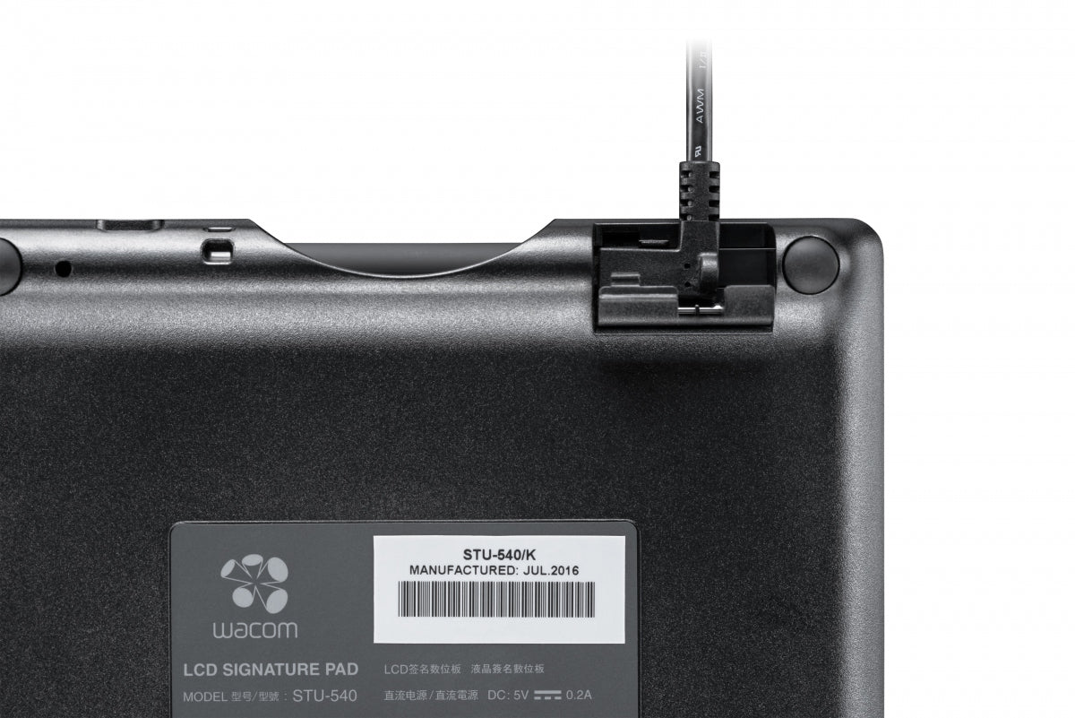 Wacom Stiftdisplay STU-540-CH2, Stift, Schwarz, 108 × 65 mm, USB