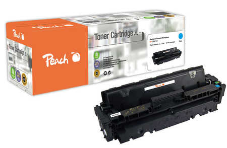 Peach 410X (CF411X) Cyan Toner – Kompatibel – 5'000 Seiten – für HP Color LaserJet Pro M452/M452dn/M452dw