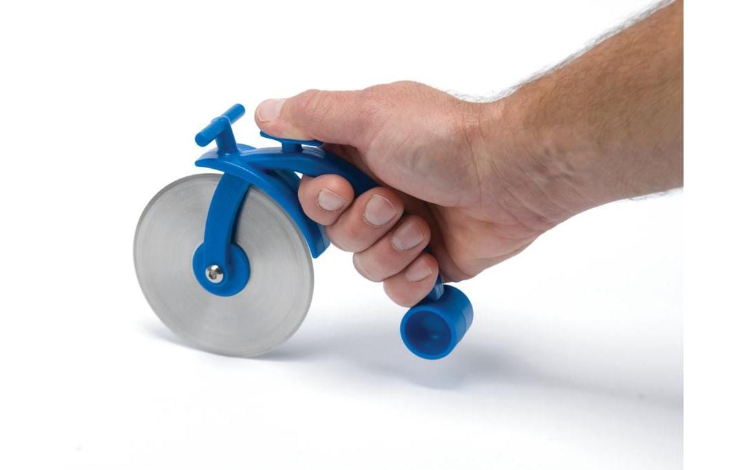 Park Tool PZT-2 – Pizzaschneider 13 cm, Edelstahl/Kunststoff, blau