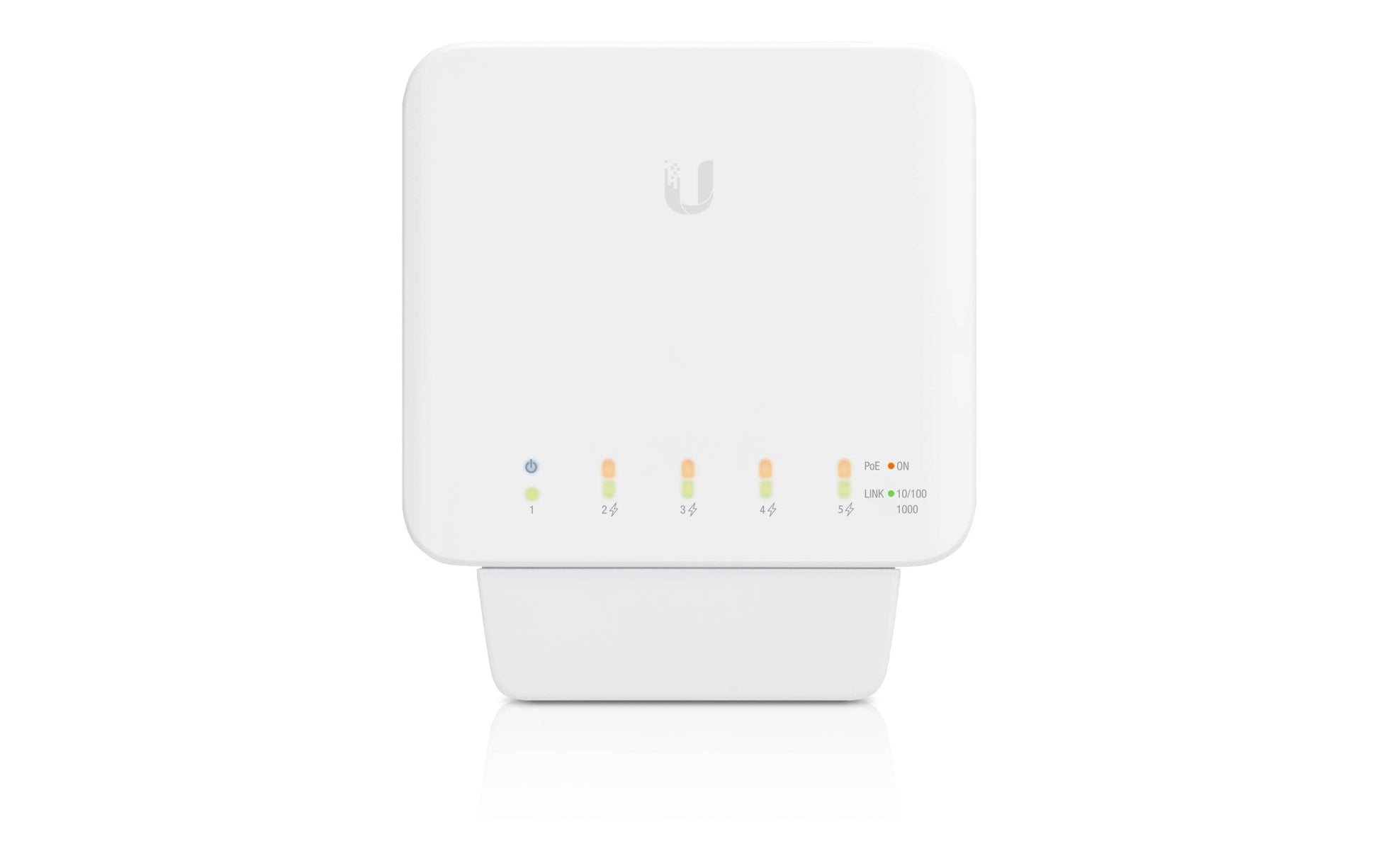Ubiquiti UniFi Switch Flex – Managed L2 Switch – 5× 1G (4× PoE), PoE/PoE+/PoE++, PoE-Budget 46 W, Desktop