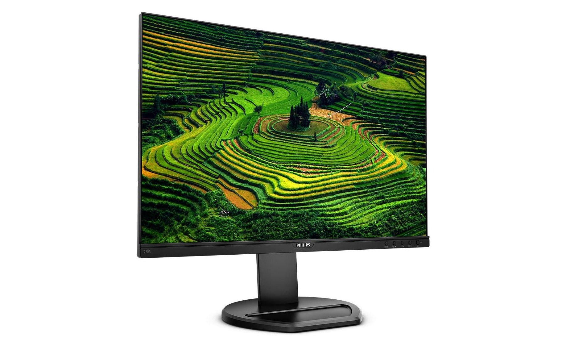 Philips 230B8QJEB – Monitor, 22,5", 250 cd/m², Integrierte Lautsprecher, Adaptive Sync, VESA 100 × 100, Schwarz