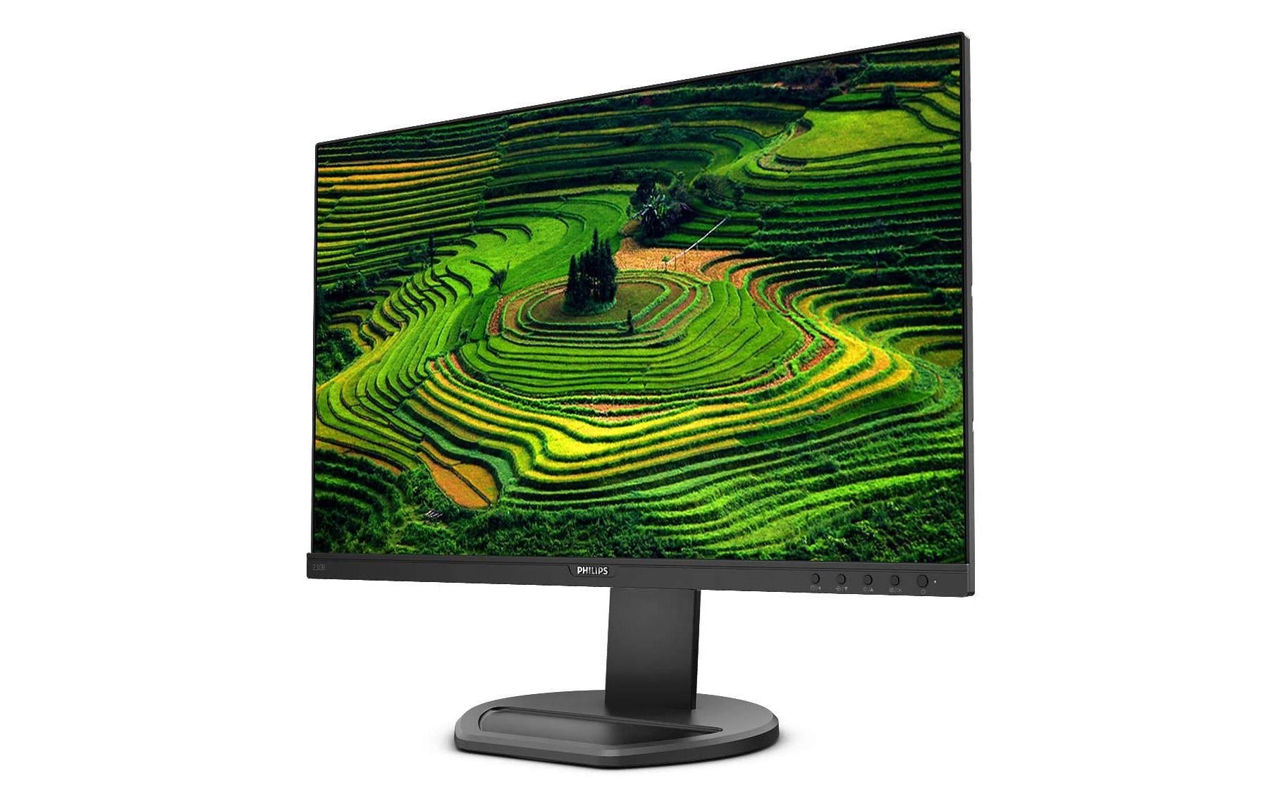 Philips 230B8QJEB – Monitor, 22,5", 250 cd/m², Integrierte Lautsprecher, Adaptive Sync, VESA 100 × 100, Schwarz
