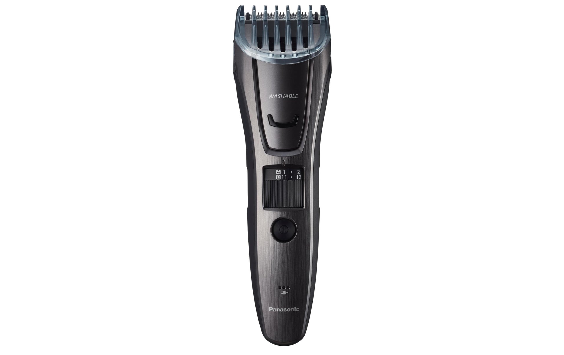 Panasonic Bart-/Haarschneider ER-GB80-H503 – Nass & trocken, 39 Längenschritte – 50 min Akku – Anthrazit