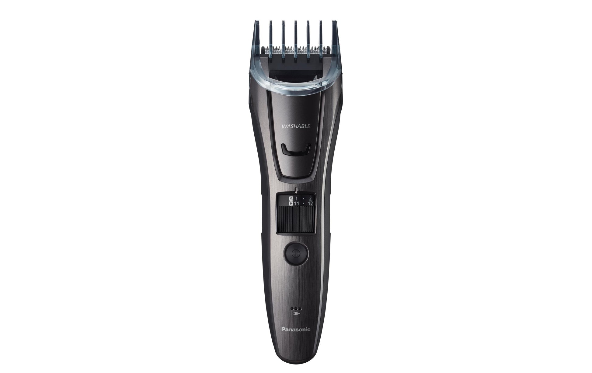 Panasonic Bart-/Haarschneider ER-GB80-H503 – Nass & trocken, 39 Längenschritte – 50 min Akku – Anthrazit