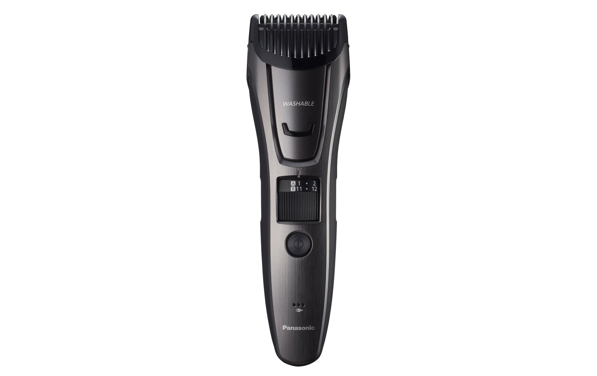 Panasonic Bart-/Haarschneider ER-GB80-H503 – Nass & trocken, 39 Längenschritte – 50 min Akku – Anthrazit