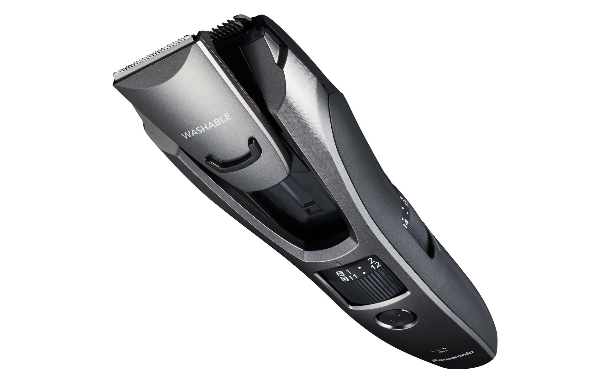 Panasonic Bart-/Haarschneider ER-GB80-H503 – Nass & trocken, 39 Längenschritte – 50 min Akku – Anthrazit