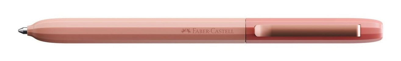 Faber-Castell Avori XB 140664 Inner Fire Kugelschreiber – Blau, Recycelbarer Kunststoff, Rose, 1er Pack