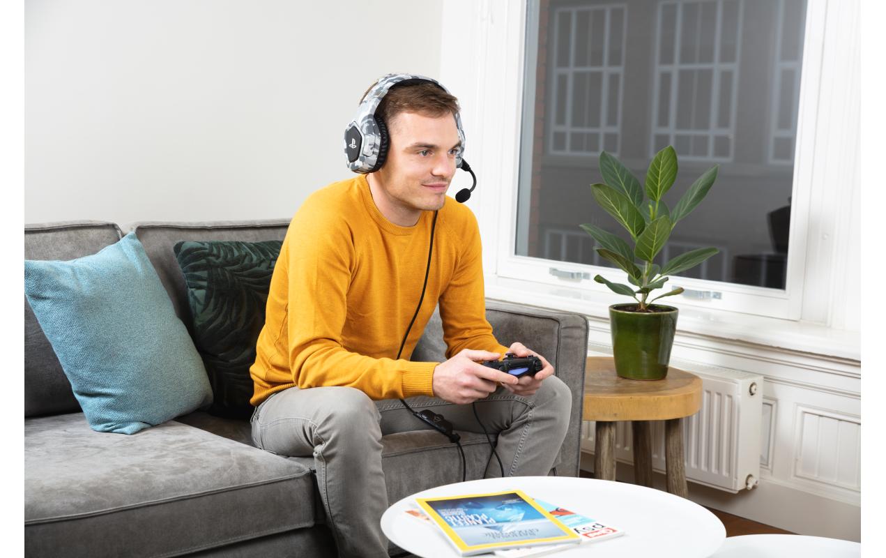 Trust GXT 488 Forze-G Gaming-Headset – Over-Ear, Stereo, Kabelgebunden, 3,5 mm Klinke, für PS4, Grau