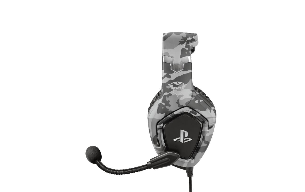Trust GXT 488 Forze-G Gaming-Headset – Over-Ear, Stereo, Kabelgebunden, 3,5 mm Klinke, für PS4, Grau