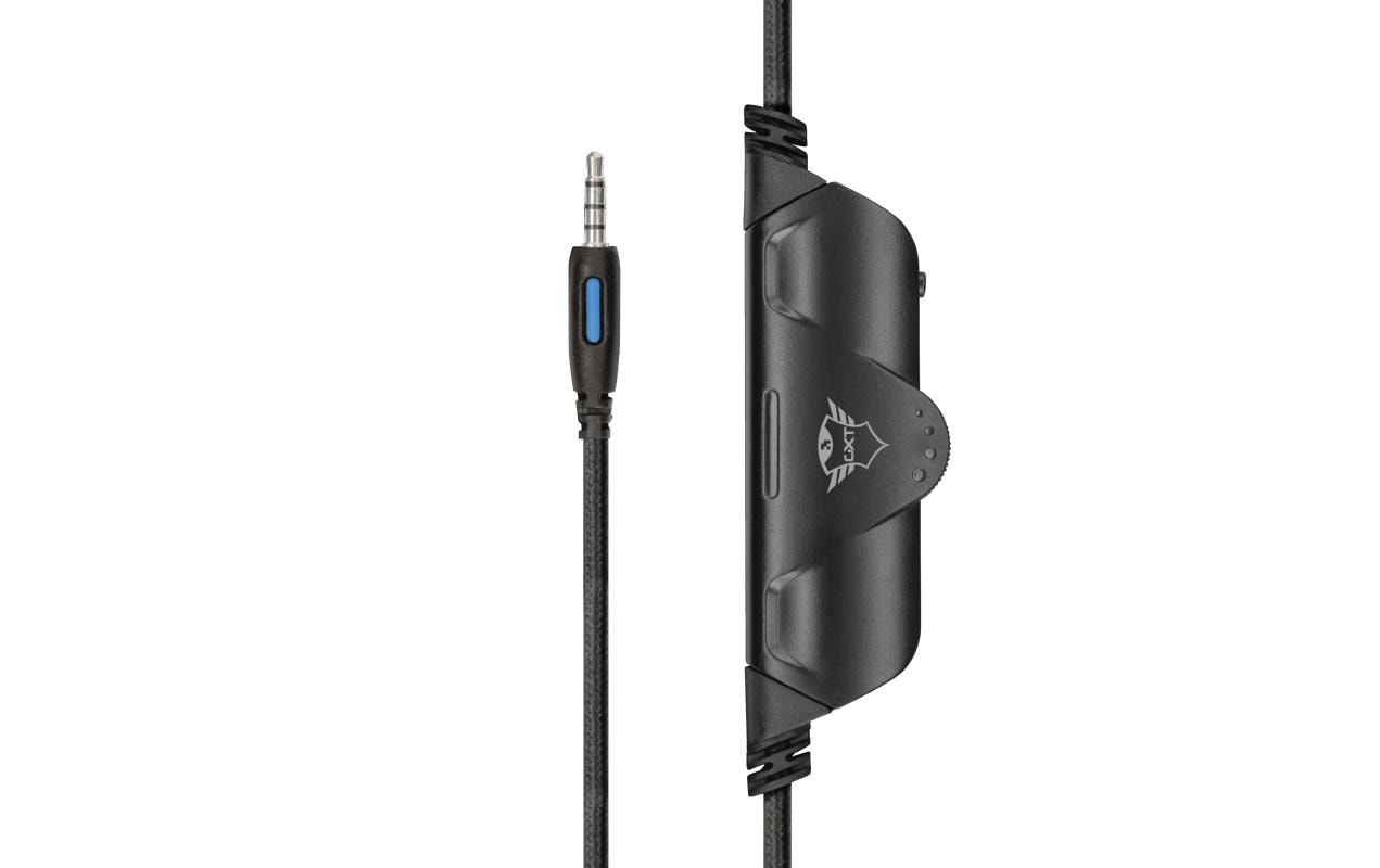 Trust GXT 488 Forze-B Gaming-Headset – Over-Ear, Stereo, Kabelgebunden, 3,5 mm Klinke, ANC, für PS4, PS5, Blau