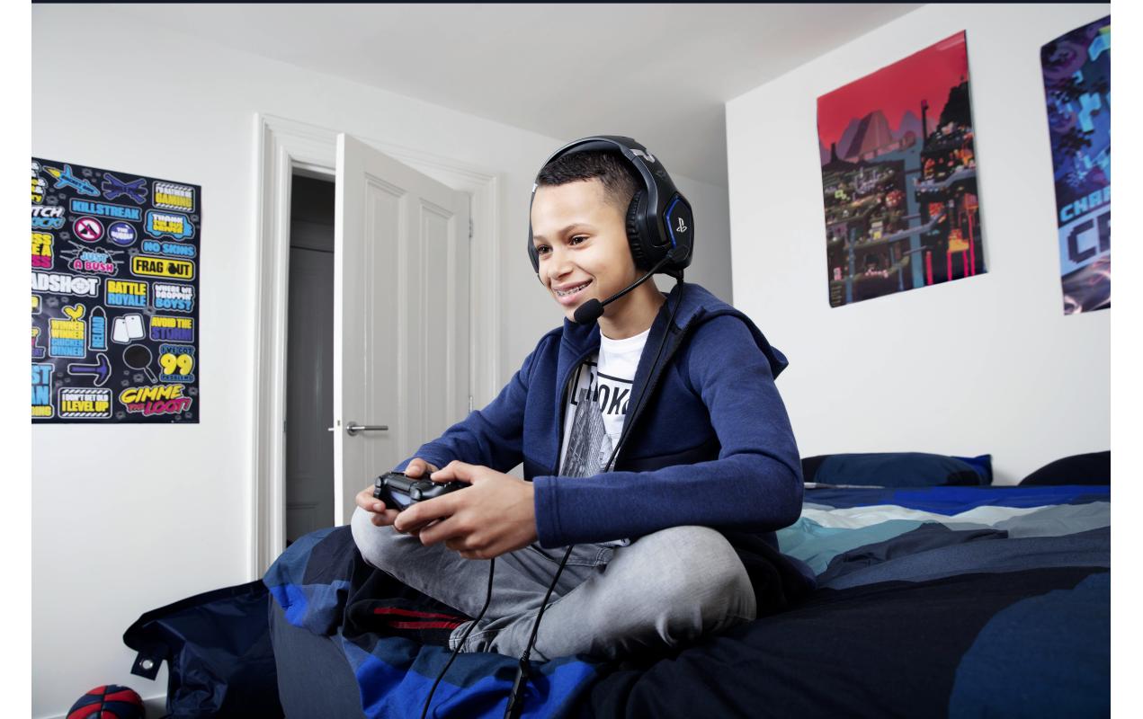 Trust GXT 488 Forze Gaming-Headset – Over-Ear, Stereo, Kabelgebunden, 3,5 mm Klinke, für PS4, Schwarz