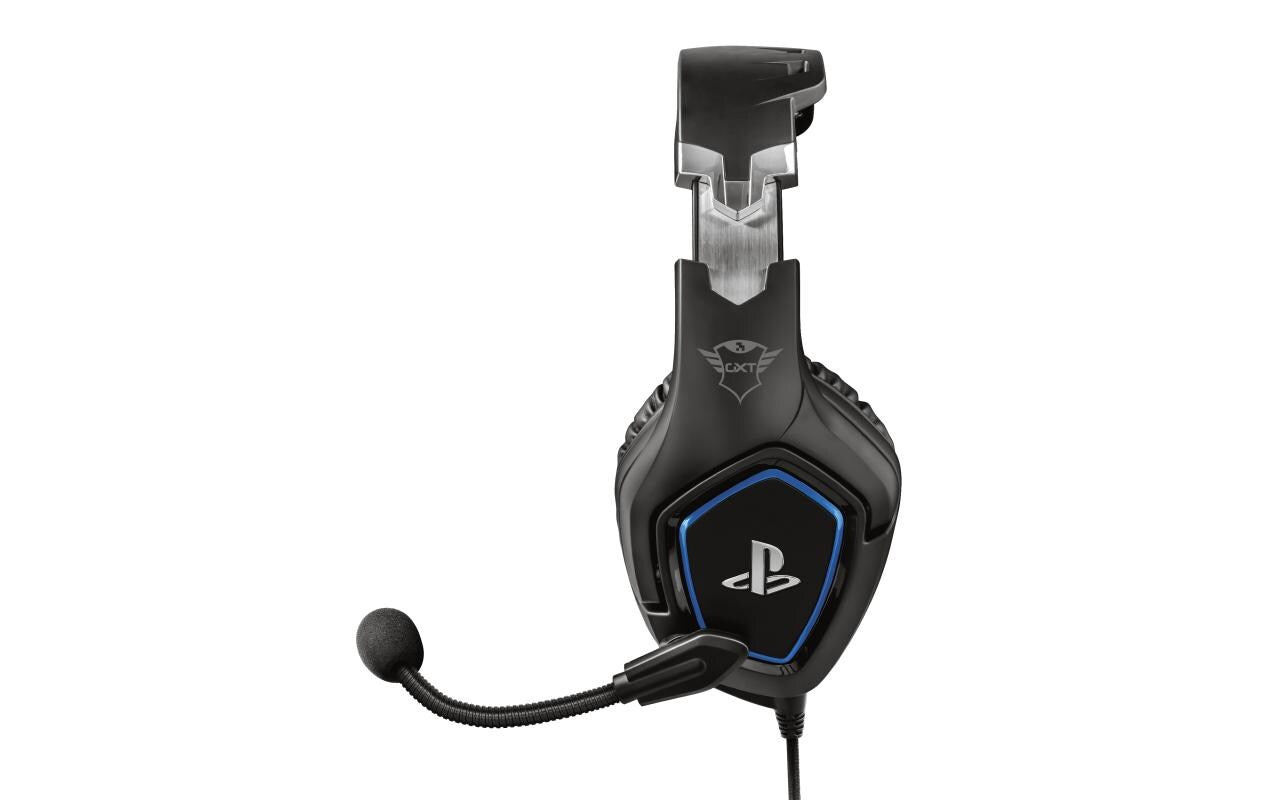 Trust GXT 488 Forze Gaming-Headset – Over-Ear, Stereo, Kabelgebunden, 3,5 mm Klinke, für PS4, Schwarz