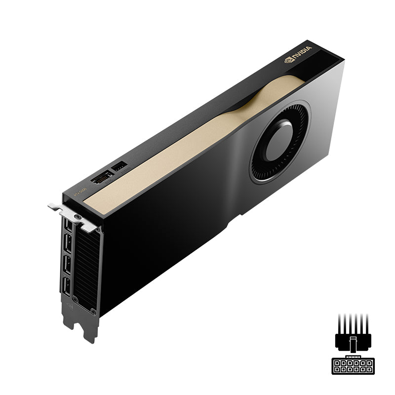 PNY VCNRTX5000ADA-SB – PCIe Grafikkarte – 4×DisplayPort 1.4a, PCIe 4.0 x16, 32 GB GDDR6, 250 W