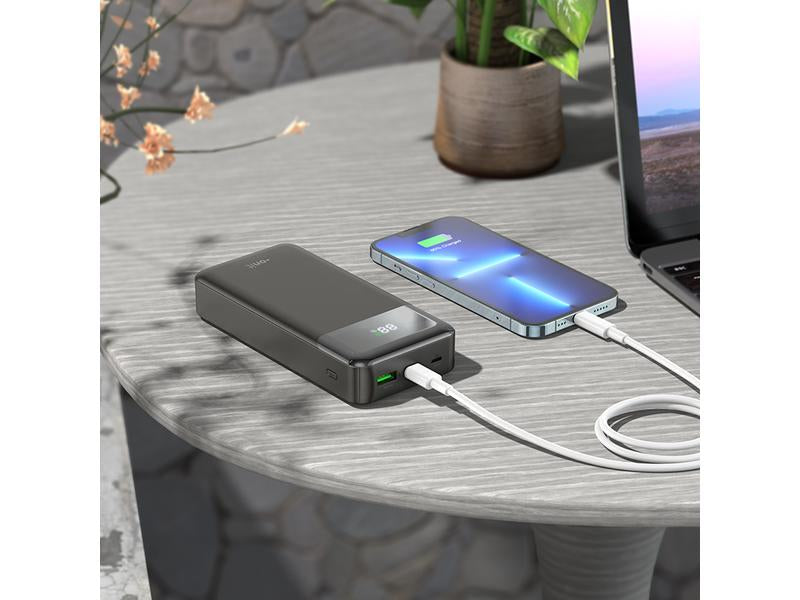 ONIT Powerbank 20'000 mAh – 20 W PD, 1× USB-C, 1× USB-A, schwarz