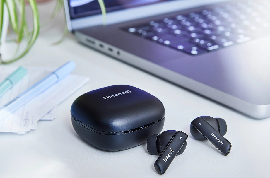 Intenso T500AE TWS In-Ear – Stereo, TWS, ANC, mit Ladecase, Schwarz, BT 5.3
