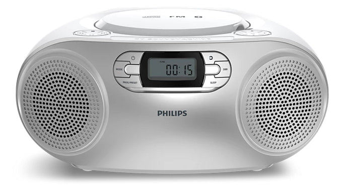Philips TAZ2000S/10 – Portabler CD-Player, Bluetooth – Silber