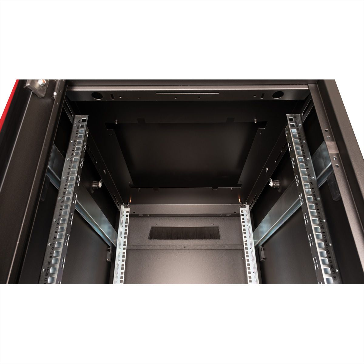 ROLINE Pro – 19" Netzwerkschrank 42U, IP20, abschliessbar, 600 × 800 × 2053 mm, schwarz, Stahl
