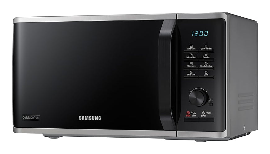 Samsung Solo-Mikrowelle MS23K3515AS – 23 l, Keramikboden, 800 W – Silber