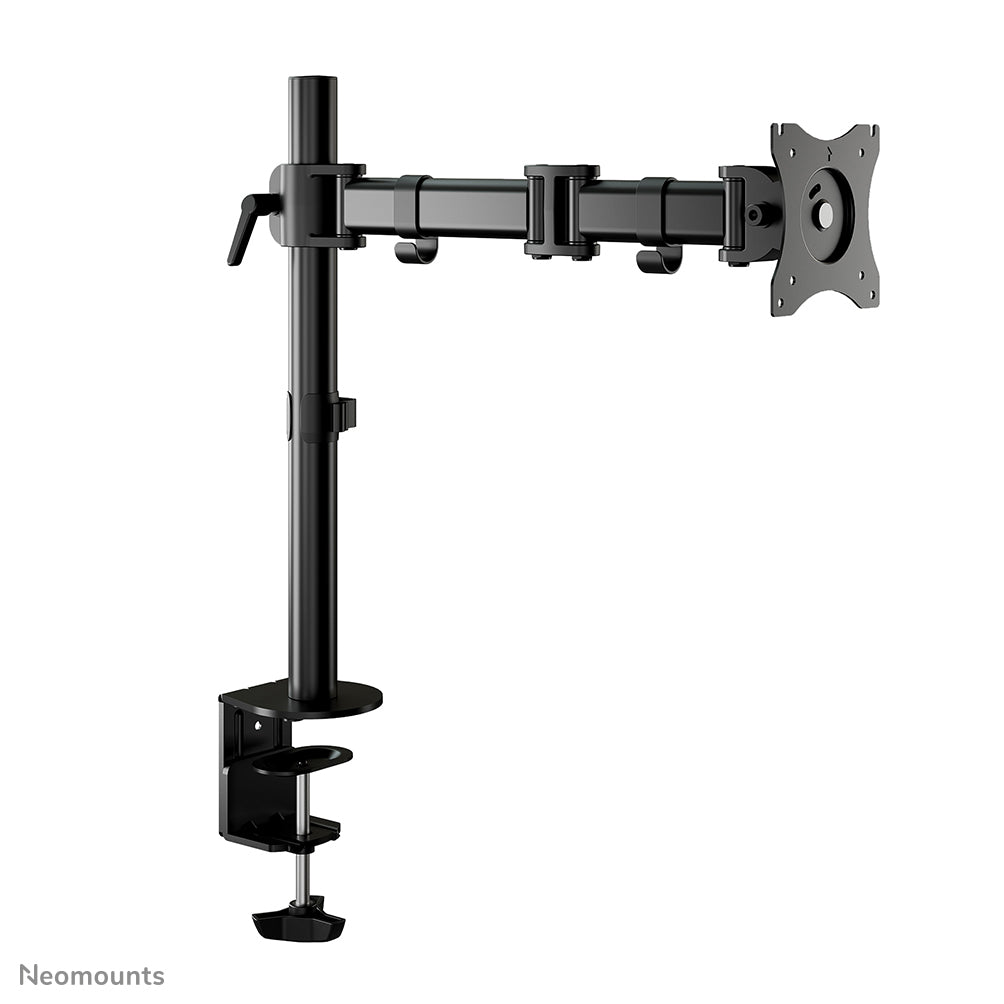 Neomounts Monitorarm, bis 27", VESA 75 × 75/100 × 100 mm, höhenverstellbar, schwenk-/drehbar, schwarz