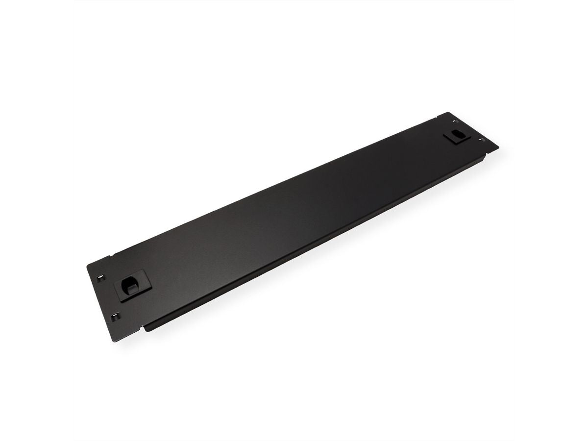 ROLINE Snap-In – 19" Blindblende – 19" Rack, 2U, Schwarz