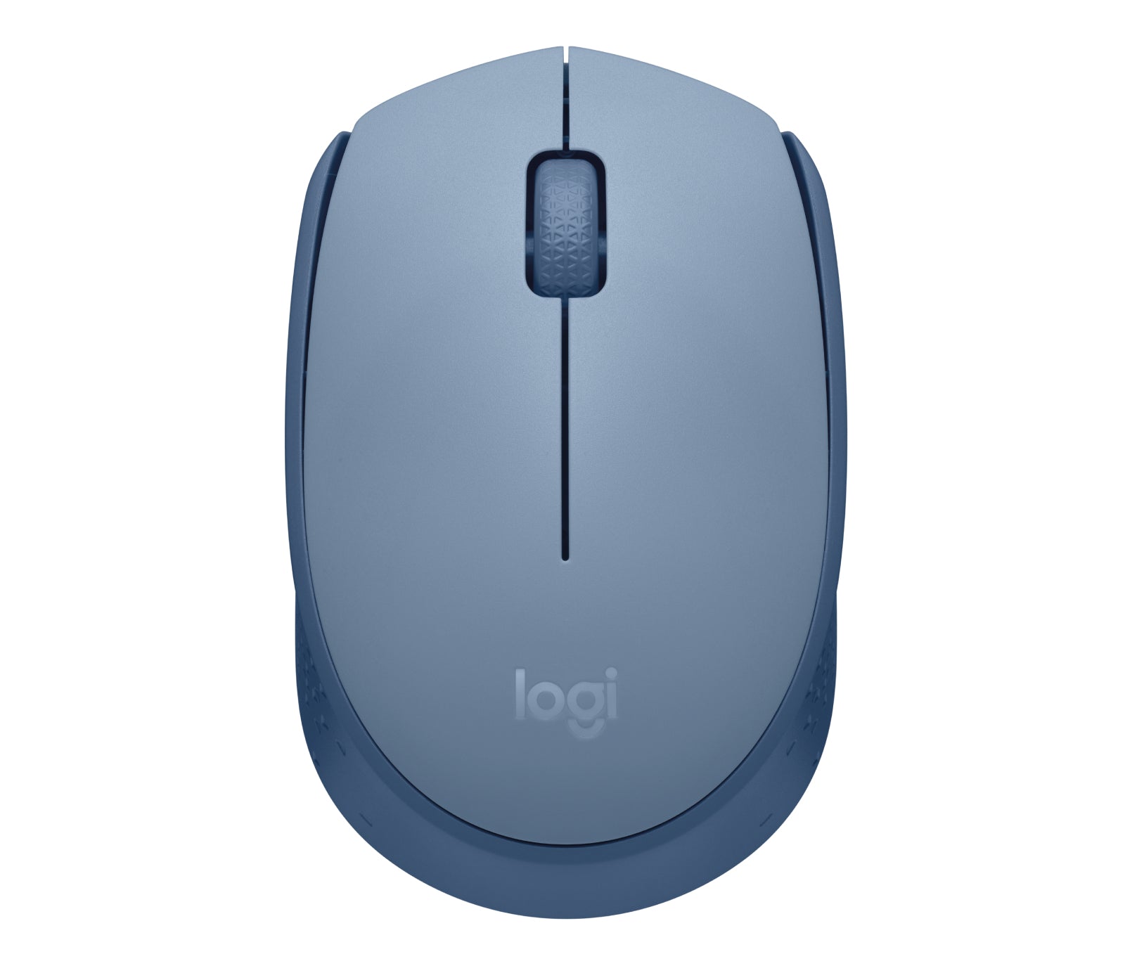 Logitech M171 Maus – Kabellos, Blaugrau