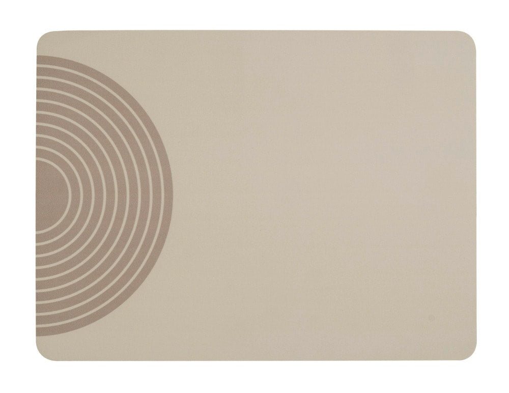 WENKO Abtropfmatte 30 × 40 × 0,9 cm, gummiert, beige
