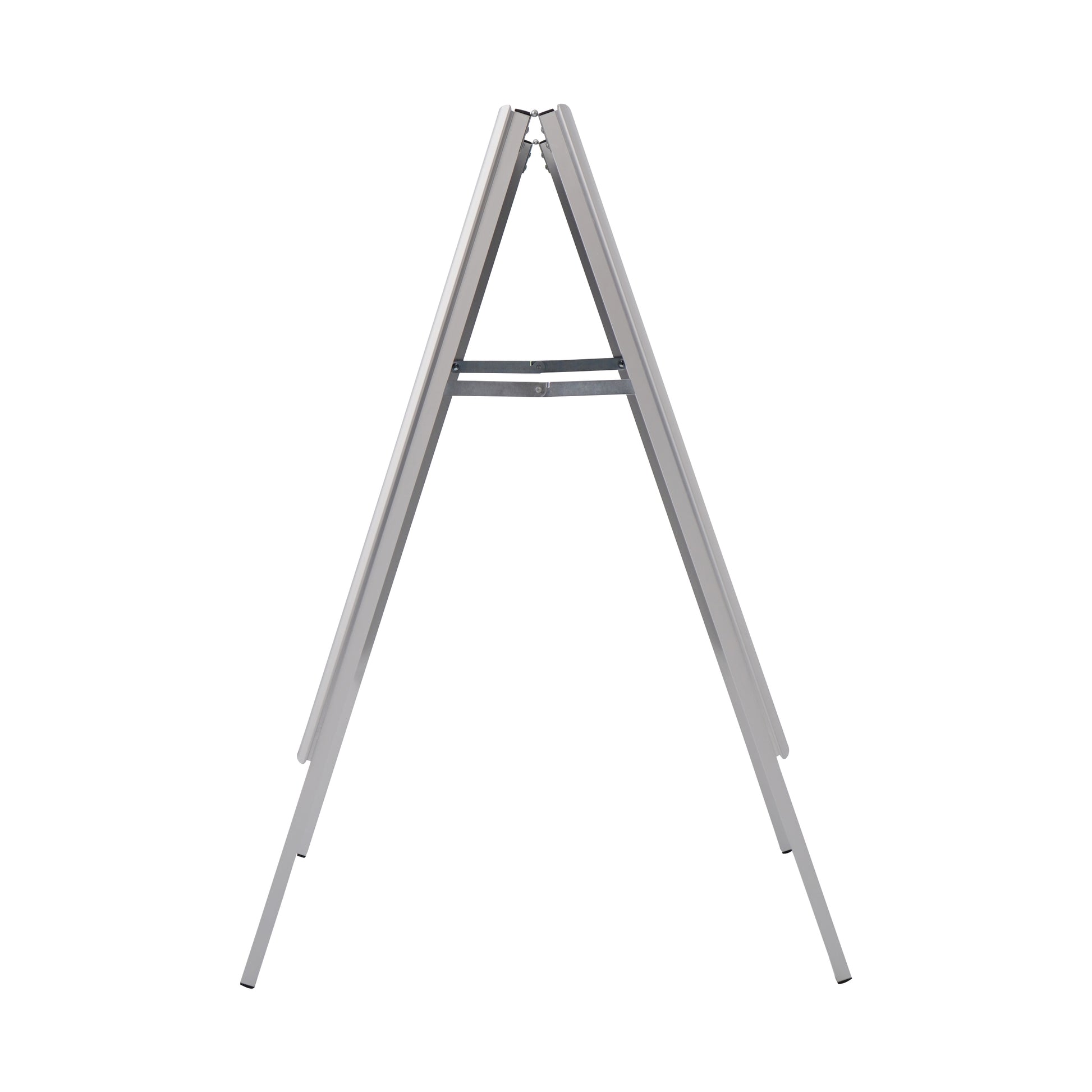 Europel Plakatständer CLASSIC – für B1 hoch, silber, Aluminium, 770 × 100 × 1220 mm