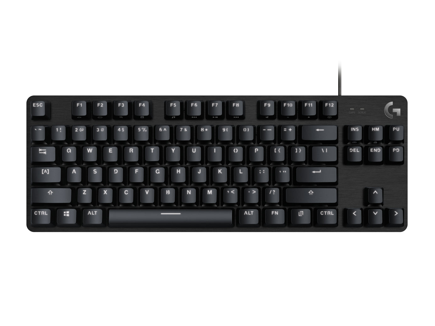 Logitech G G413 TKL SE – Tastatur TKL – mechanisch – kabelgebunden, USB – QWERTY (Nordic) – Schwarz