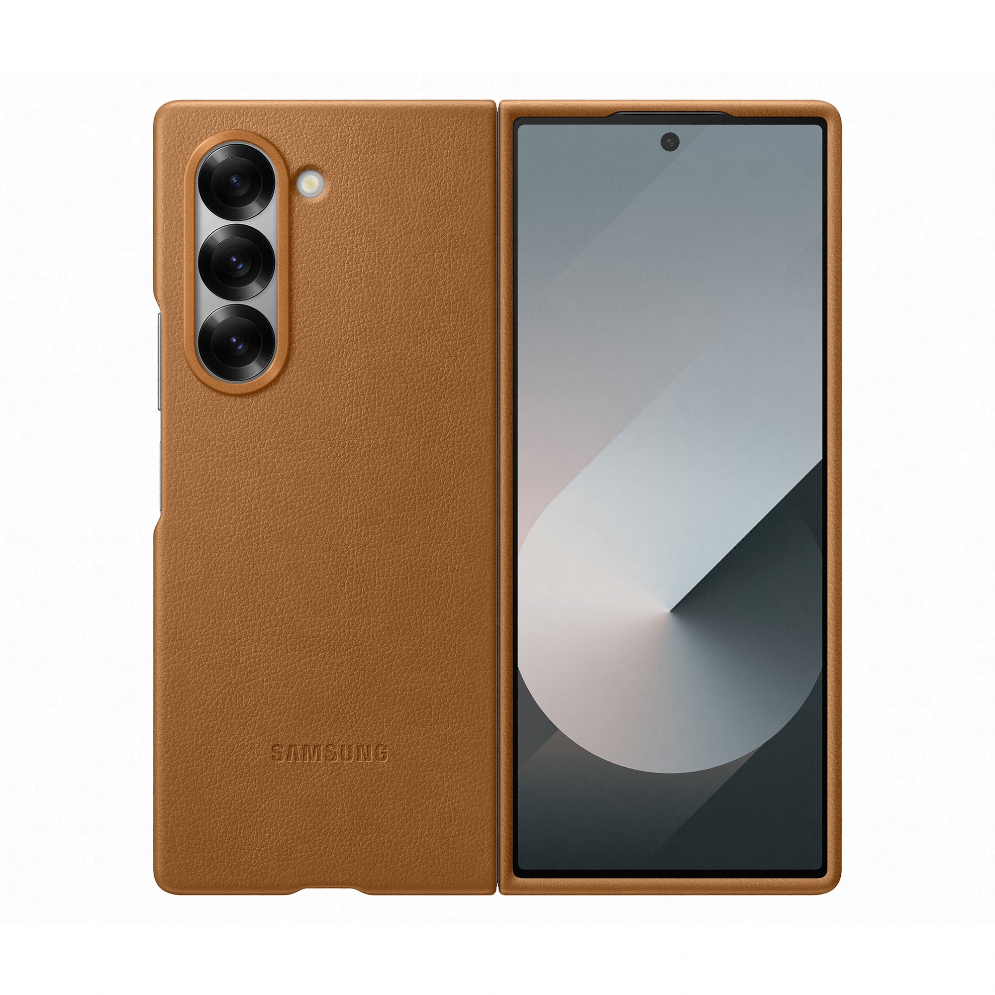 Samsung Backcover – für Samsung Galaxy Z Fold6 – braun – Leder