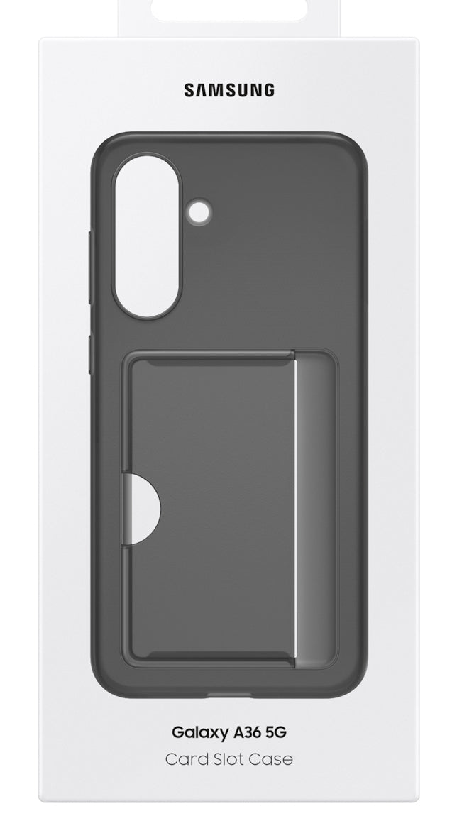 Samsung Backcover – für Samsung Galaxy A36 5G, 1 Kartenfach, TPU, Schwarz