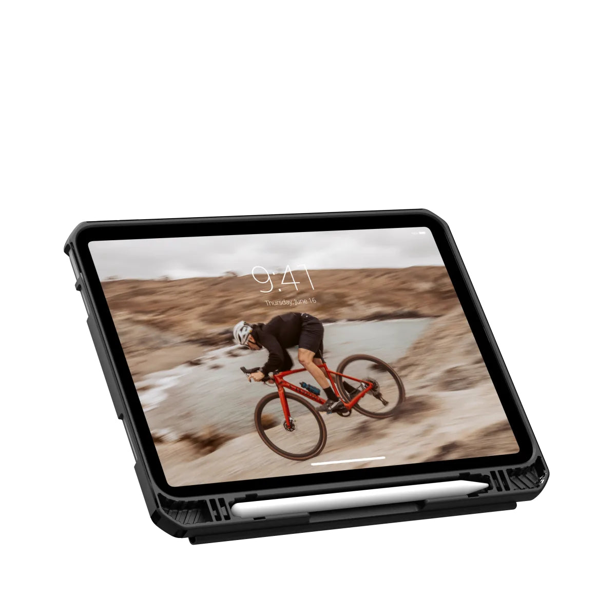 Urban Armor Gear UAG Essential Armor Tastatur-Case für iPad 10,9" (10. Gen.) – stossfest, mit Pen-Loop – Schwarz