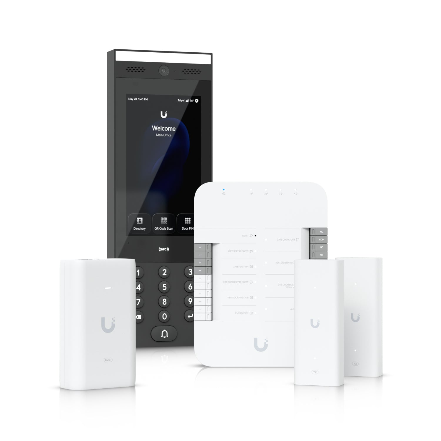 Ubiquiti Zutrittskontrollsystem UA-G3-SK-GATE – 126 × 26 × 175 mm, weiss