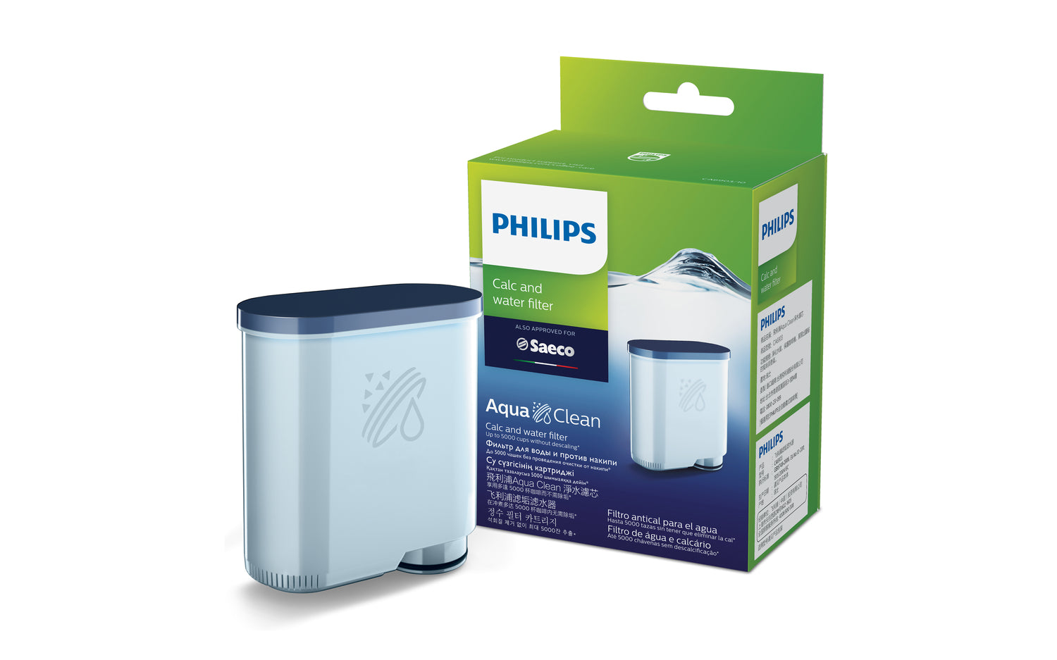 Philips Wasserfilterkartusche AquaClean CA6903/10 – für Saeco Espressomaschinen