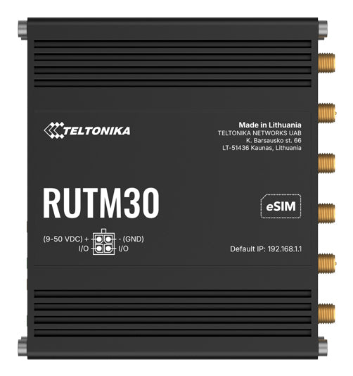 Teltonika RUTM30 – WLAN-Router – Wi‑Fi 5 Dual‑Band (2,4/5 GHz), 900 Mbit/s