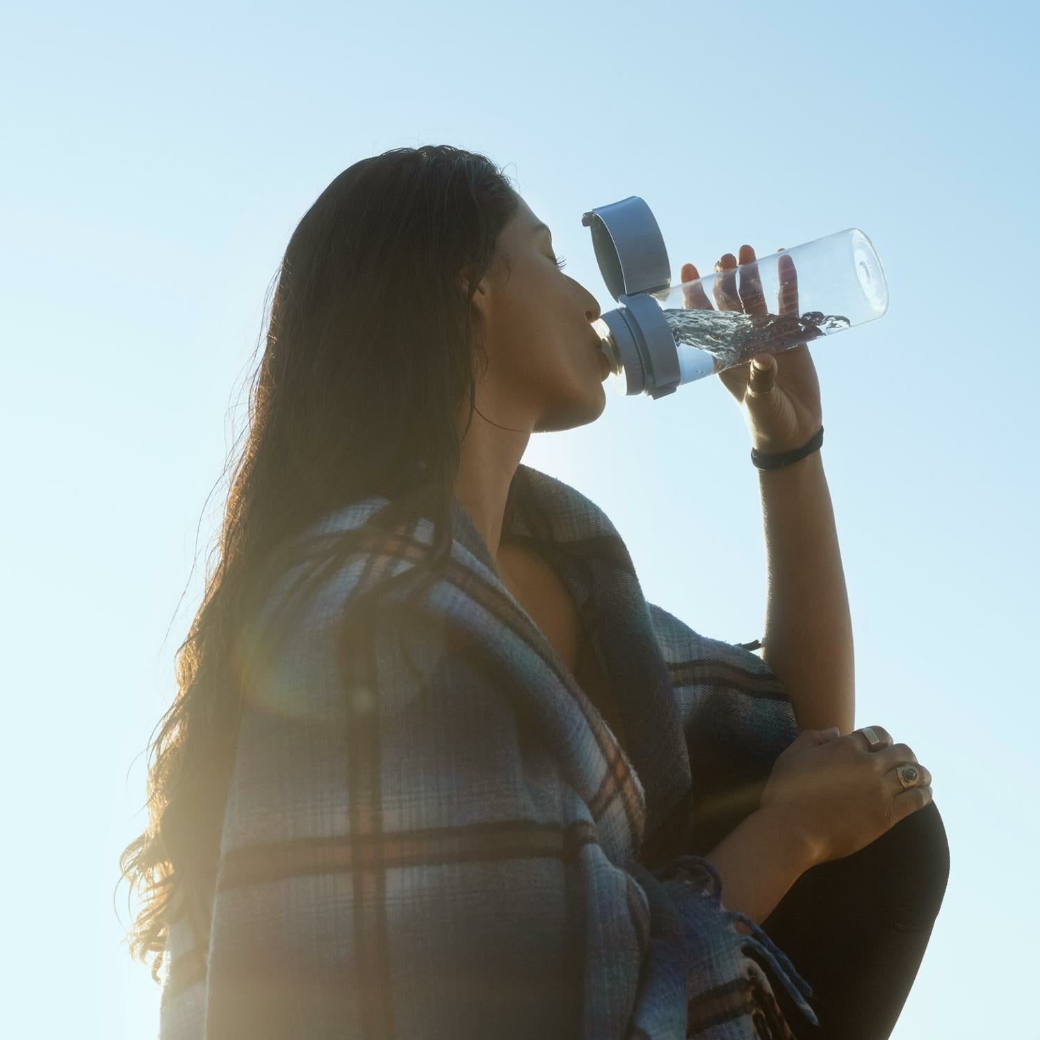 Brita Vital Filterflasche 600 ml – mit Aktivkohlefilter, BPA-frei, Kunststoff