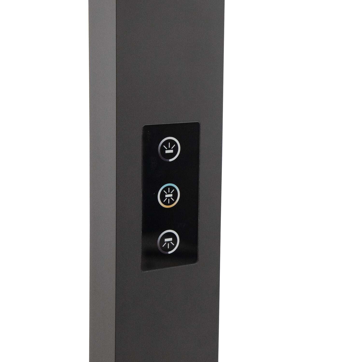 MAUL LED Tischleuchte Sirius – Klemmfuss, Bewegungssensor – dimmbar – 3000–5700 K – 8’750 lm – Schwarz