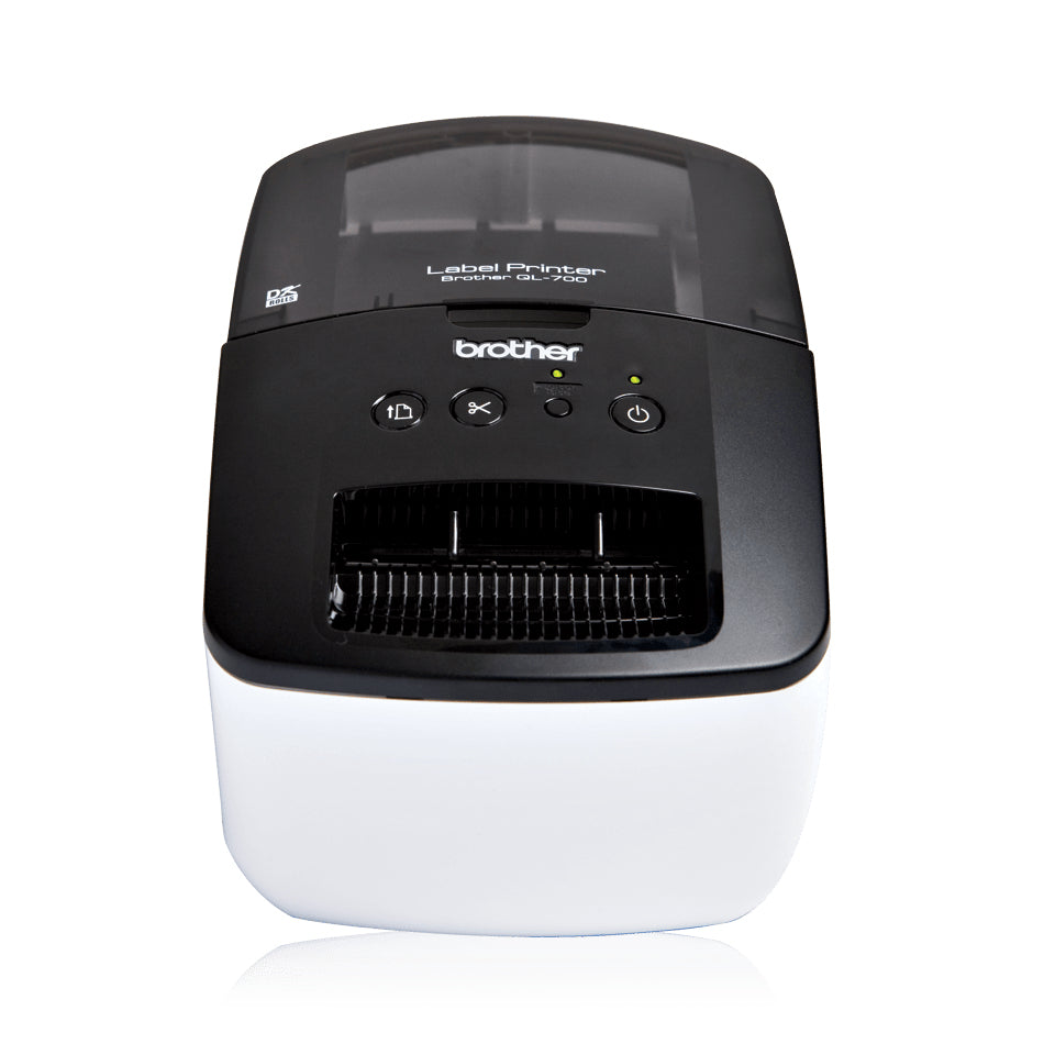 Brother QL-700 – Etikettendrucker (Thermodirekt), 62 mm, 300×300 dpi, 150 mm/s, USB, DK, Autoabschneider
