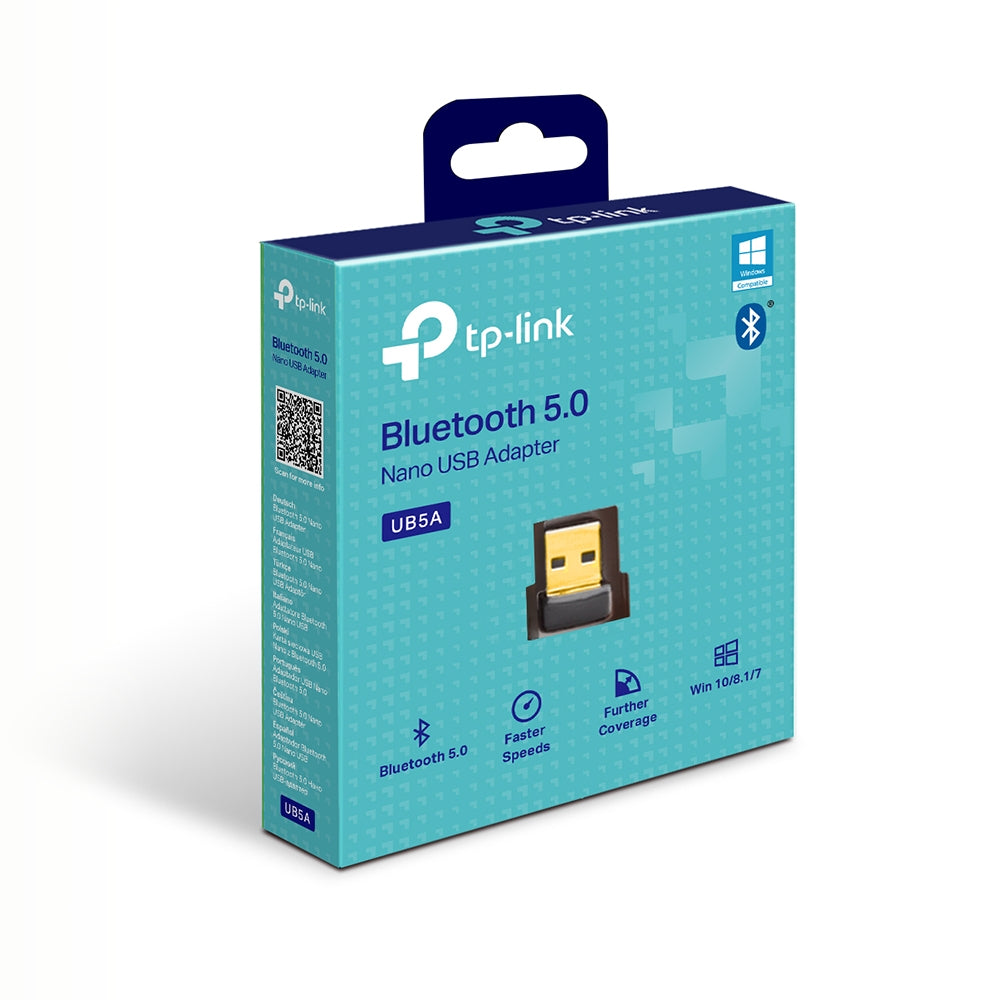 TP-Link UB5A USB Bluetooth Adapter – Bluetooth 5.0, USB 2.0, Nano – für Windows