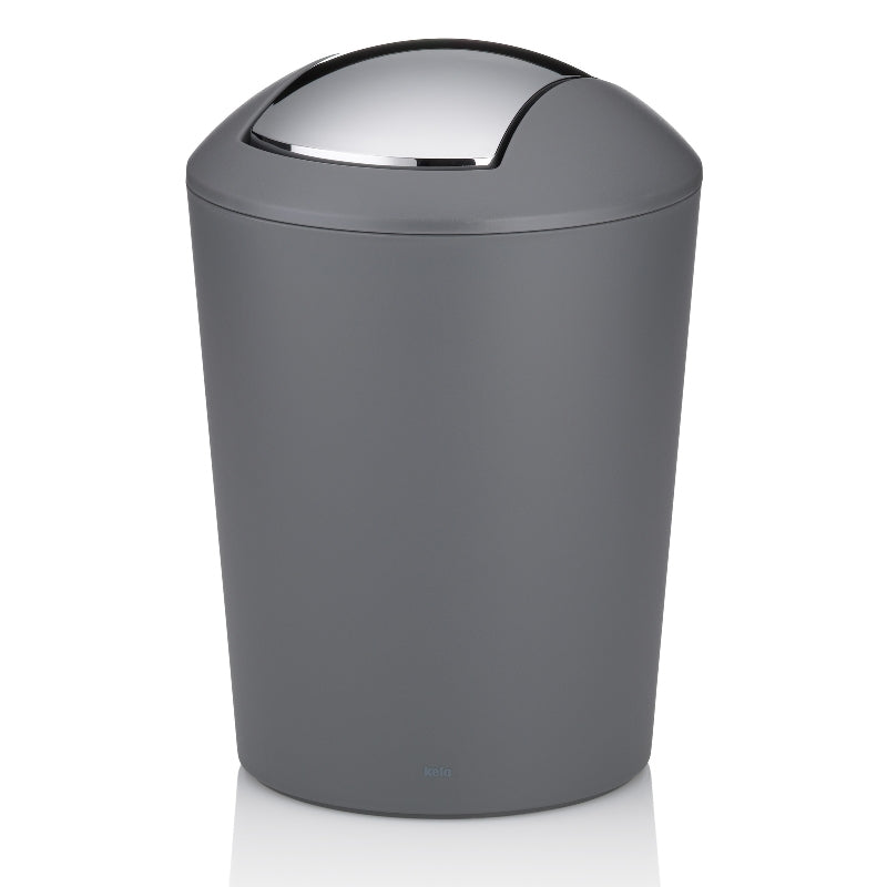 Kela Kosmetikeimer Marta – 1,7 l – Kunststoff, rund – grau